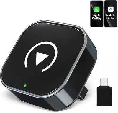 2025 Wireless carplay Adapter for iPhone/Android - Fast Connection,No Latency,Hands-Free Call wireless adapter Electronic Cha...