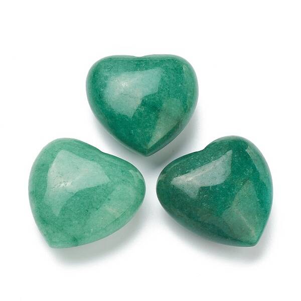 Natural Green Aventurine Heart Love Stone