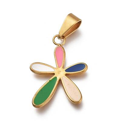304 Stainless Steel Enamel Pendants