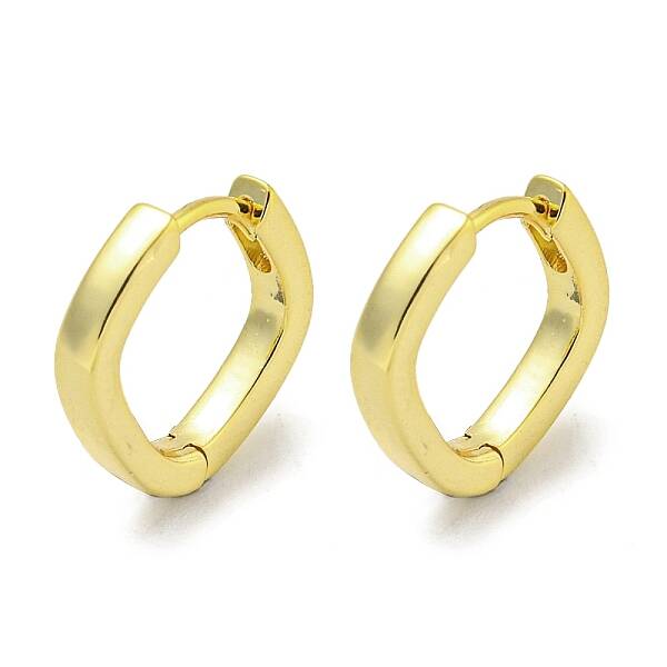 Brass Hoop Earrings