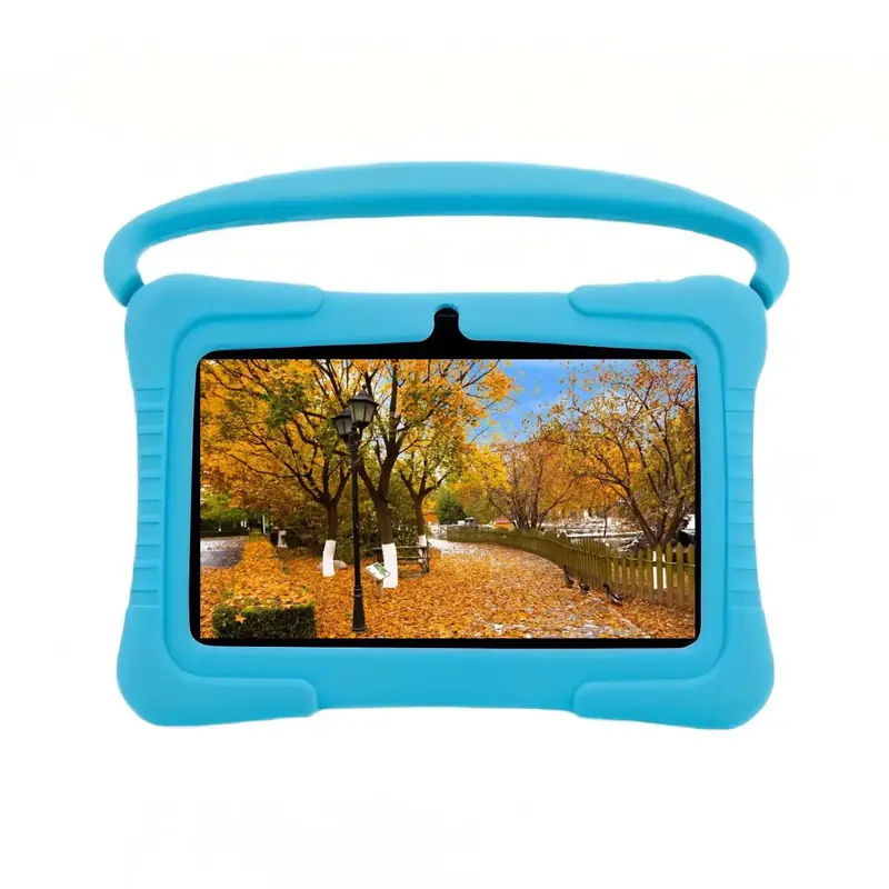 7 Inch Android 12 2GB RAM 32GB ROM Tablet with Shockproof Case, Parental Control Tablet, 2.4G WiFi Educational Tablet for Stu...