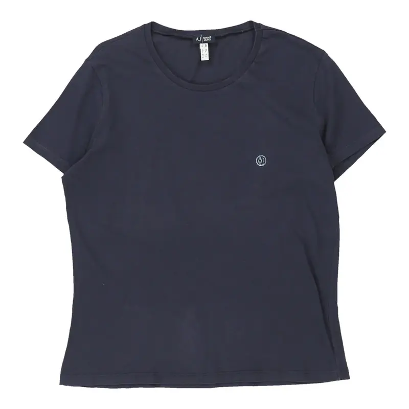 Armani Jeans T-Shirt - XL Navy Cotton | Size: x-large