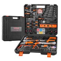 VEVOR  General Household Hand Tool Set, 96/132/146/216 Piece, Home Repairing Tool Kit with Portable Tool Storage Case, High-Q...