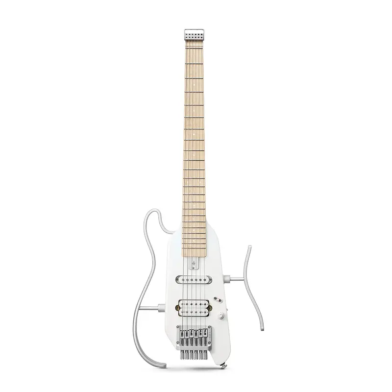 Donner HUSH™ X Electric Guitar - White / Guitar