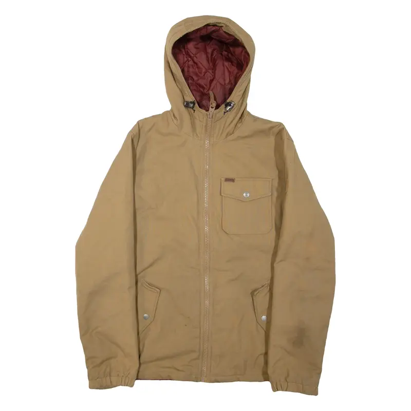 ELEMENT Mens Jacket Brown Hooded M