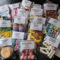 Wax Melt Sample Bags Choose Your Scent Assorted Shape Candle Wax Tart Bag Samples Food Wax Melts