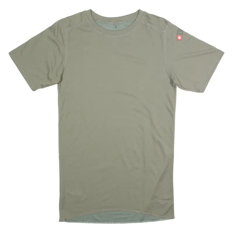 Suisse Military Mens T-Shirt Grey L
