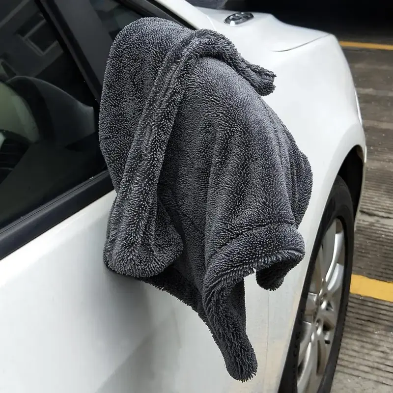 Superfine Fiber Car Wash Towel (1 Count), Thickened Extra Soft Car Cleaning Drying Cloth, Multifunctional Detailing Wash Tow...