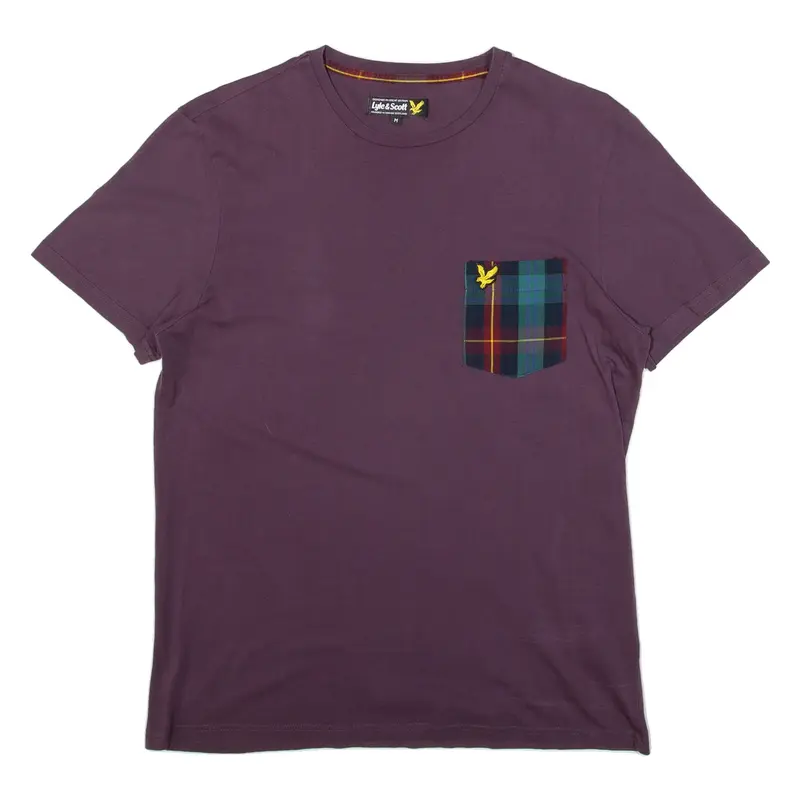 LYLE & SCOTT Mens T-Shirt Purple M