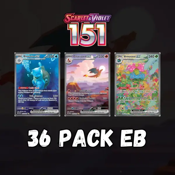 36 Pokemon 151 Booster Pack EB Choose Your Energy!