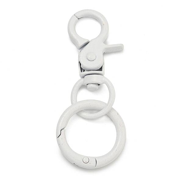 Spray Painted Alloy Split Key Rings