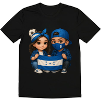 Fashion Designer T-Shirts - Cotton Graphic Tees with Honduras Pride Kids - Cute Flag Tee,Crewneck,Casual, Ideal for Everyday ...