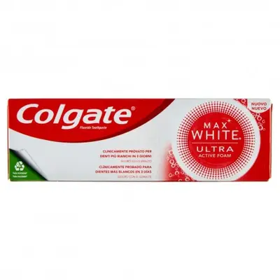 Colgate Colgate Max White Ultra Active Foam Whitening Toothpaste 50 Ml
