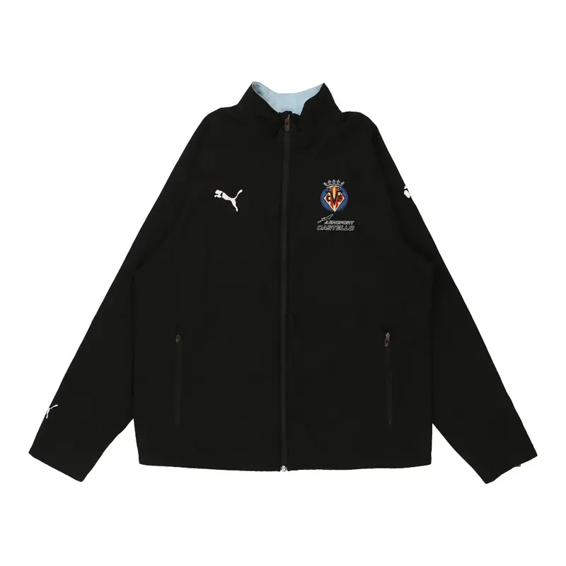 Villa Real Puma Fleece Jacket - Large Black Polyester
