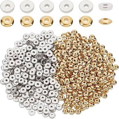 600Pcs 2 Colors CCB Plastic Spacer Beads