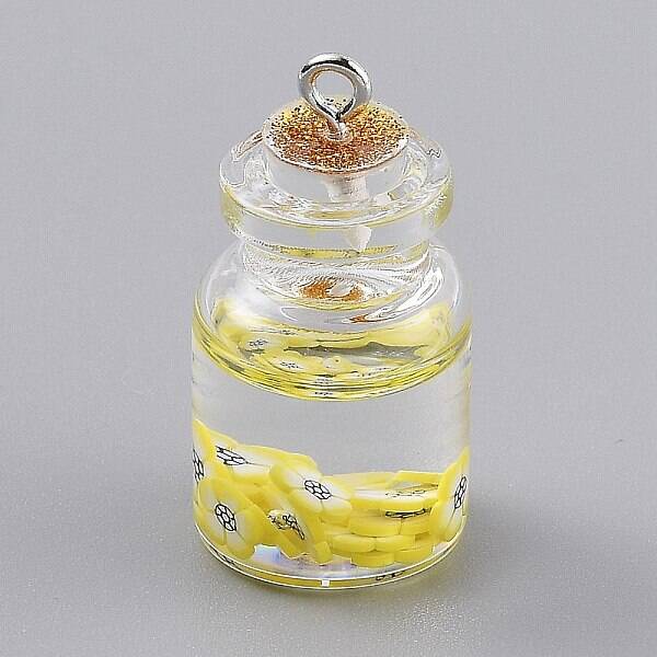 Transparent Glass Wishing Bottle Pendant Decorations