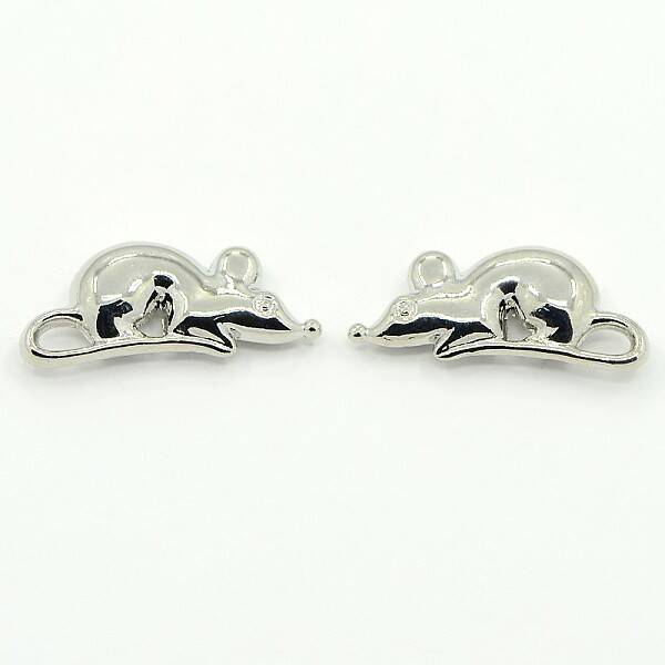 Alloy Animal Mouse Rat Charms Pendants