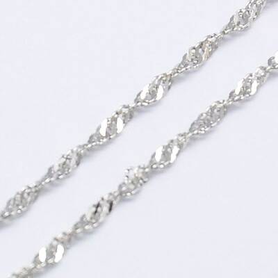 925 Sterling Silver Rope Chains Necklaces