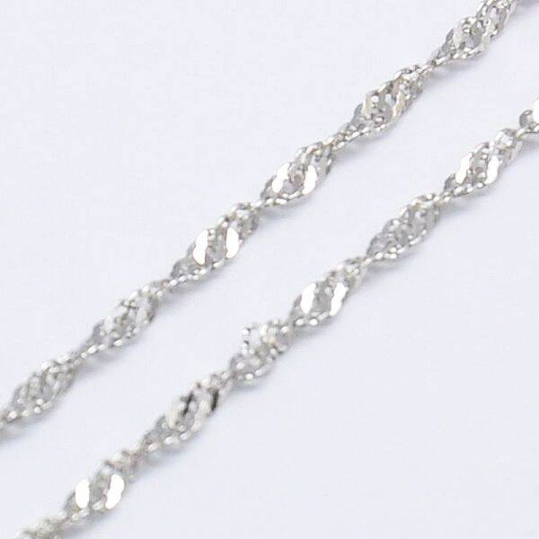 925 Sterling Silver Rope Chains Necklaces