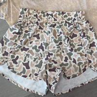 Duck Camo Shorts for Women,High waist Camo Shorts