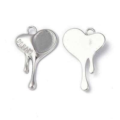 Non-Tarnish 304 Stainless Steel Pendant Cabochon Settings