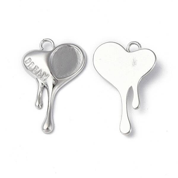 Non-Tarnish 304 Stainless Steel Pendant Cabochon Settings