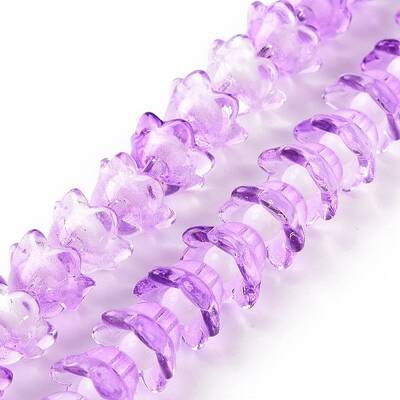 Transparent Glass Beads Strands