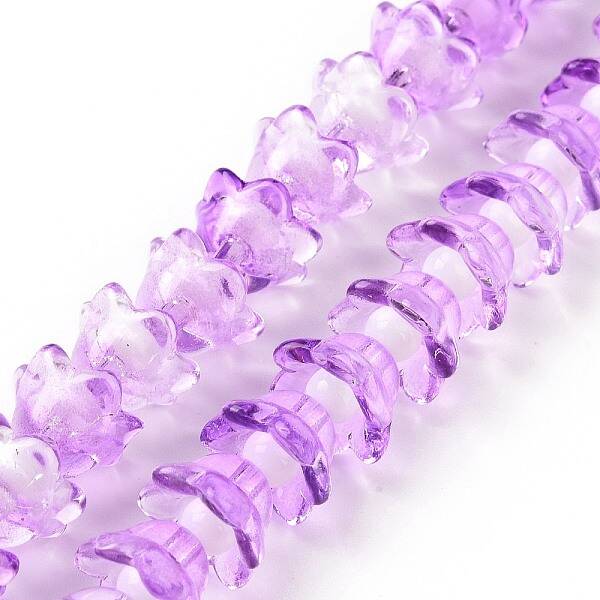 Transparent Glass Beads Strands