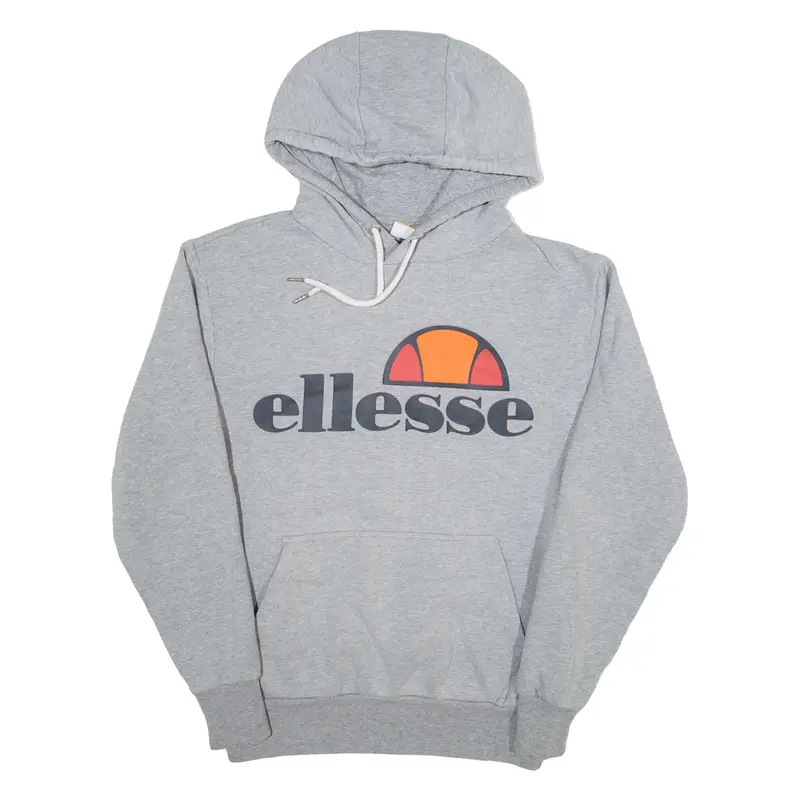 ELLESSE Hoodie Grey Pullover Womens S