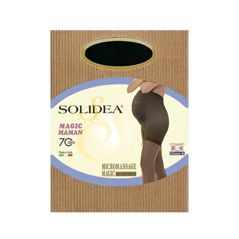 Solidea Magic Maman 70 Den Anatomical Tights Compression 12 15mmHg 4XL Black
