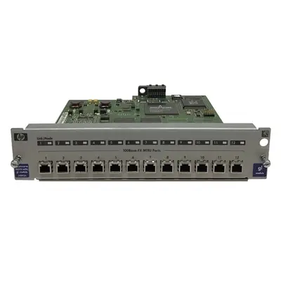 J4892AR HP 12 x Ports MT-RJ 100Base-FX Fast Ethernet Expansion Module for ProCurve GL Switch
