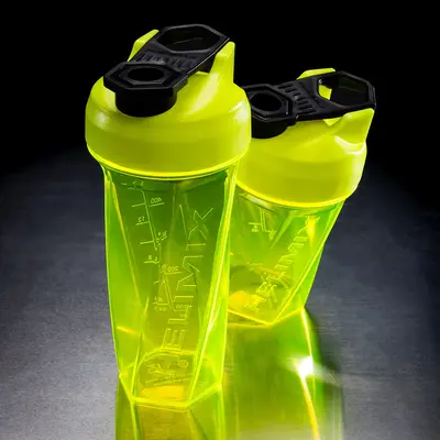 Helimix Monochrome Series Shaker Bottles - No Whisks No Screens No Clumps - Mix your Preworkout and Protein with the most eff...
