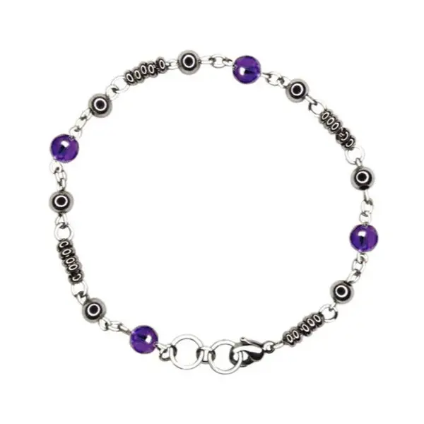 Amethyst Gemstone Bracelet | Size: 8