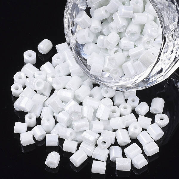 6/0 Two Cut Glass Seed Beads