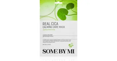 Some By Mi Clinical Solution Cica Soothing Calming Fabric Mask for Sensitive Skin 20g