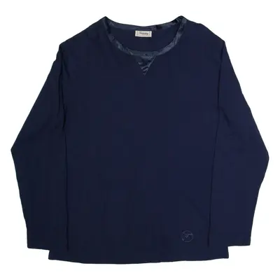 TEMPERLEY LONDON Womens Top Blue Long Sleeve L