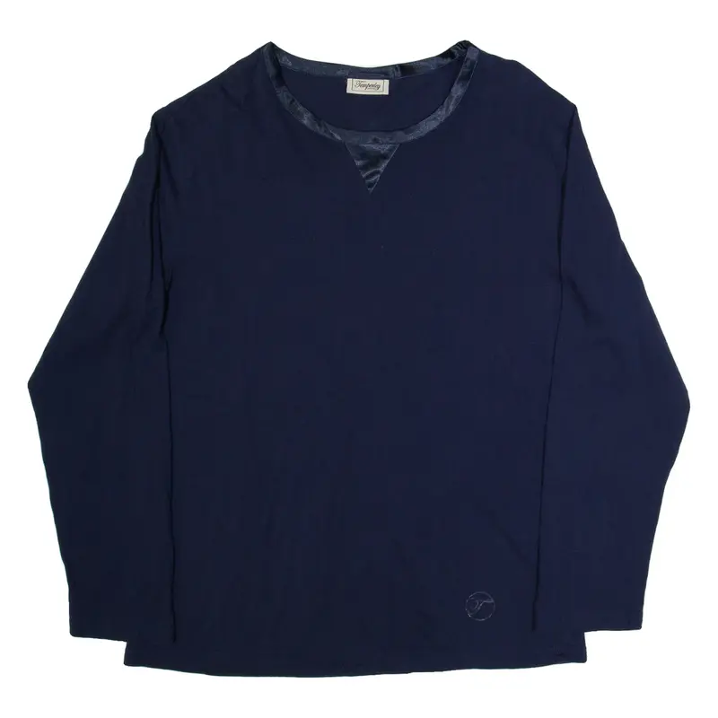 TEMPERLEY LONDON Womens Top Blue Long Sleeve L