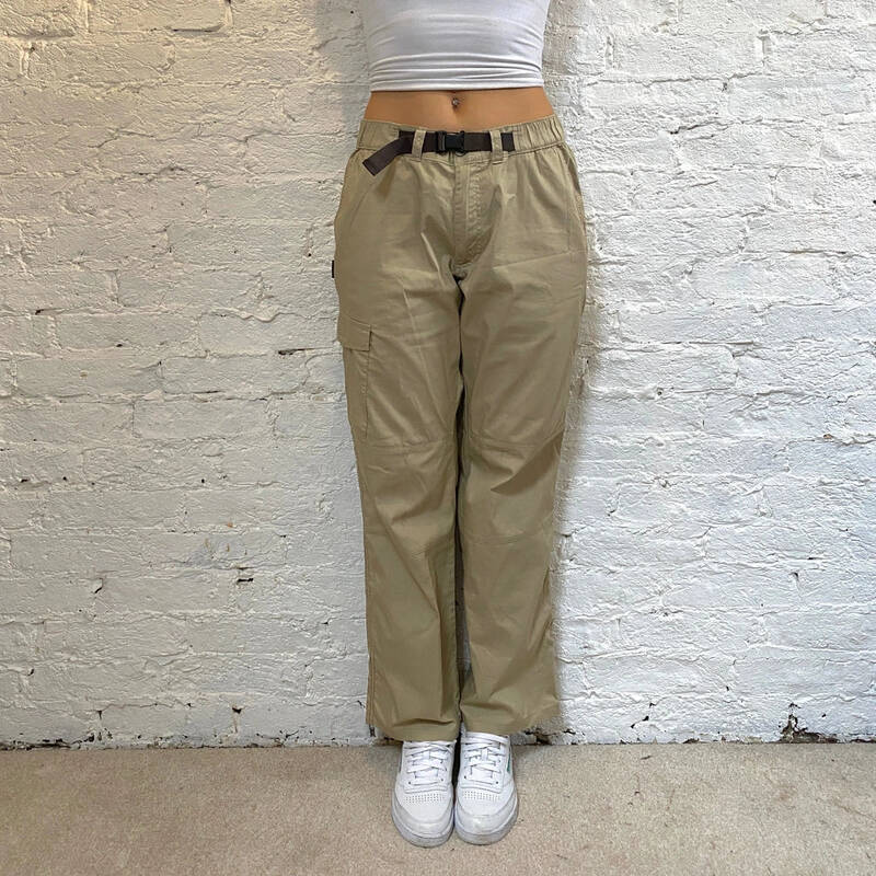 Quecha Cargo Trousers - 31W UK 12 Beige Cotton Blend