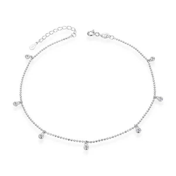 Agato Fine silver bracelet with zirconia AGB772/21