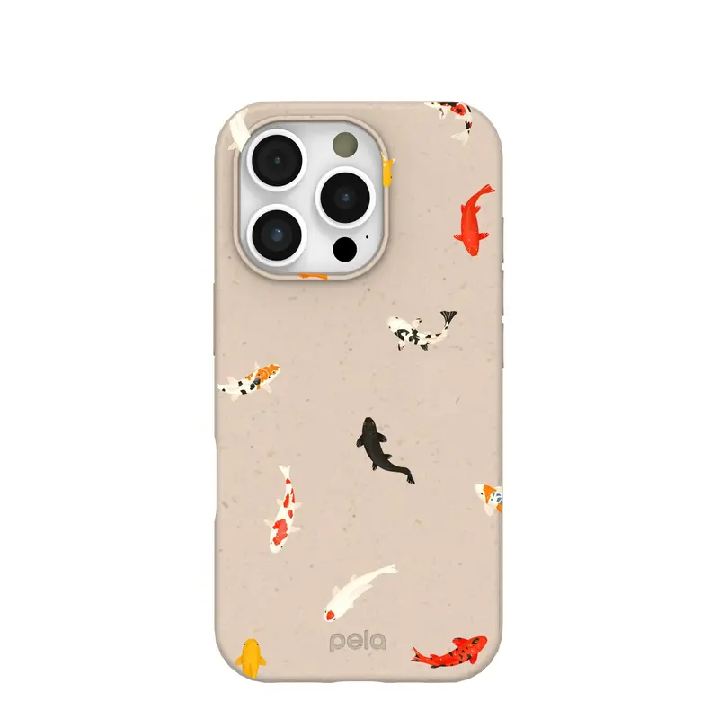 Seashell Lil Koi iPhone 16 Pro Case
