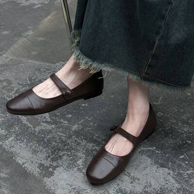 CHIKO Briccio Round Toe Block Heels Mary Jane Shoes