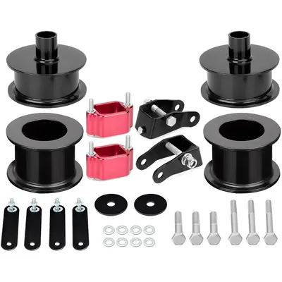 3 Front and 3 Rear Full Leveling Lift Kits for 2007-2018 Jeep Wrangler JK with shock extenders