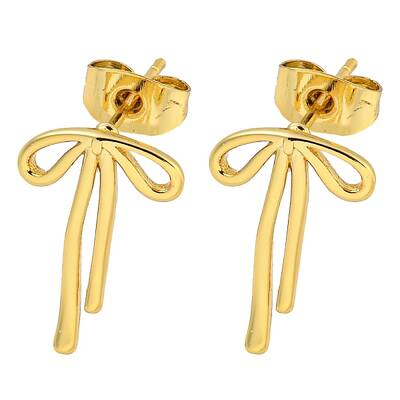 Brass Stud Earrings for Women
