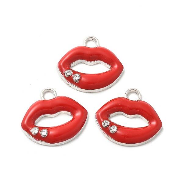 Alloy Enamel Pendants