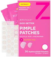 Zitsticka GOO GETTER Acne Patches for Face and Body - Hydrocolloid Pimple Patches that Absorbs Gunk and Impurities - Skin Car...