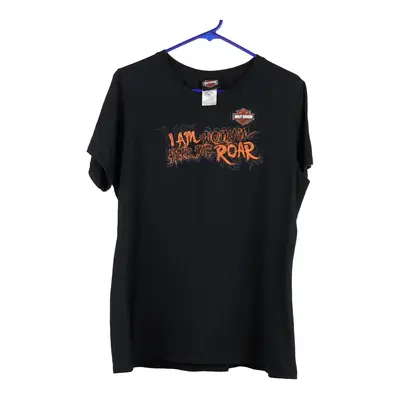 Dalton, Georgia Harley Davidson T-Shirt - XL Black Cotton Blend