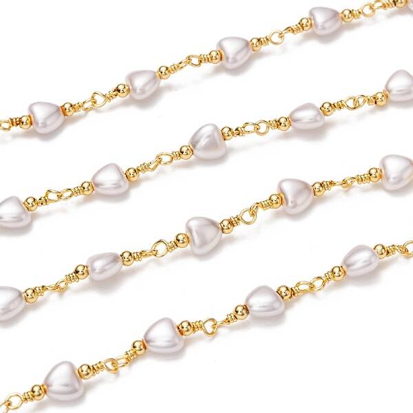 Handmade Brass CCB Plastic Link Chains