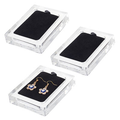 Rectangle Transparent Acrylic Jewelry Tray
