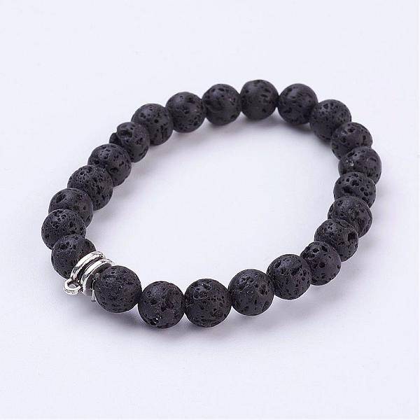 Lava Rock Stretch Bracelet