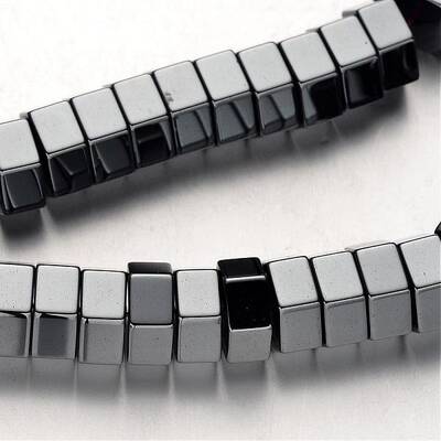 Non-magnetic Synthetic Hematite Bead Strands